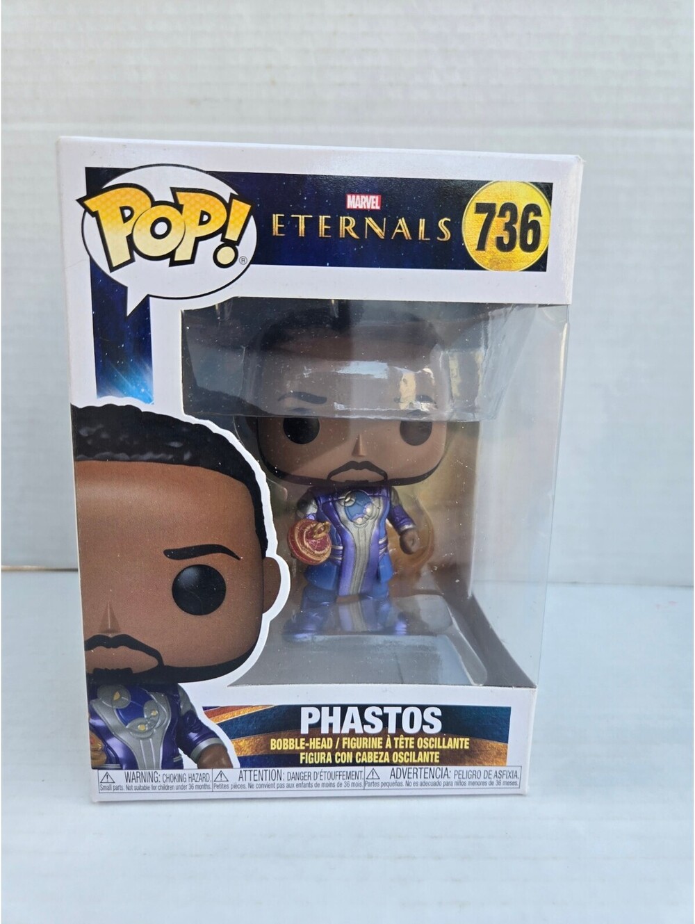 Funko Pop! Marvel Eternals Phastos #736 Collectible Figure - Very Good Condition